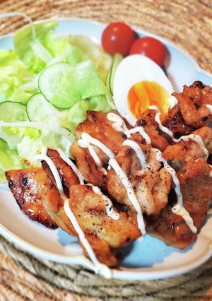 漬けて焼くだけガリマヨチキン♪-レシピのメイン写真