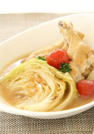 焼きキャベツのポトフ-レシピのメイン写真