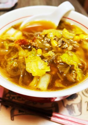 袋麺味噌を美味しく(◜ ̫ ◝)♡-レシピのメイン写真