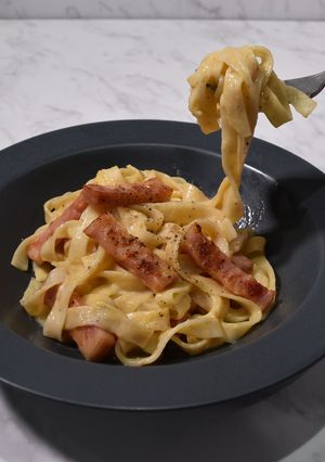 白花豆カルボナーラ-レシピのメイン写真