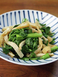 クレソンと油あげのおひたし-レシピのメイン写真