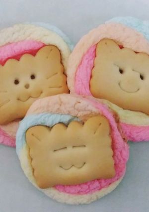 ましゅまろクッキー-レシピのメイン写真