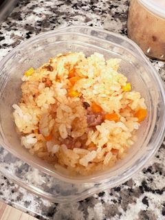 【ステンレス鍋】ケチャップ炊き込みご飯-レシピのメイン写真