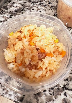 【ステンレス鍋】ケチャップ炊き込みご飯-レシピのメイン写真
