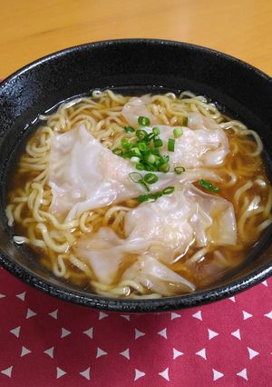 【美人レシピ】えびワンタン麺-レシピのメイン写真
