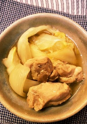 もも肉白菜玉ねぎのふんわり煮-レシピのメイン写真