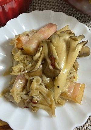 きのこのペペロンチーノ風-レシピのメイン写真