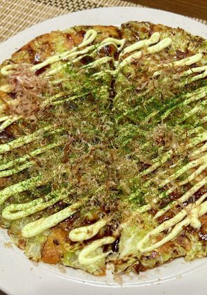 小麦も卵も使わない！もっちりキャベ焼き✨-レシピのメイン写真