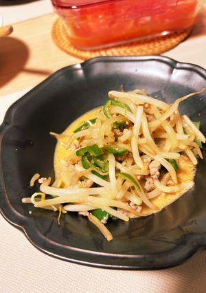 もやしとひき肉達の中華風-レシピのメイン写真