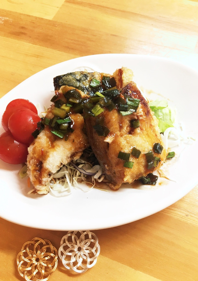 給食の「揚げさばのピリ辛ソースがけ」♡-レシピのメイン写真