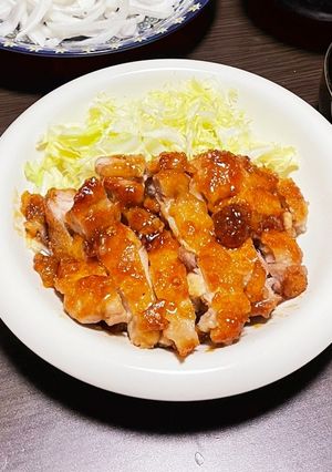簡単手抜鶏もも肉の照り焼きチキンステーキ-レシピのメイン写真