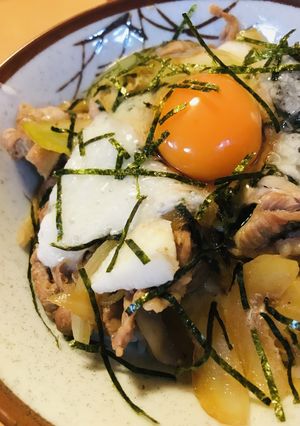 あまから豚丼●やまかけ豚玉子丼-レシピのメイン写真