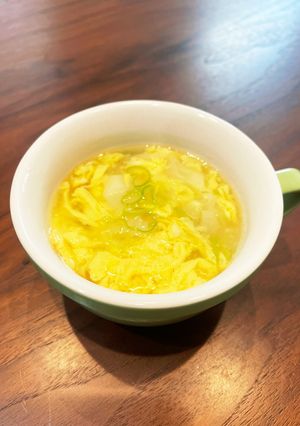 あまった餃子の皮でワンタン風たまごスープ-レシピのメイン写真