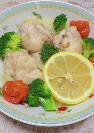 鶏手羽元とブロッコリーのレモン煮-レシピのメイン写真