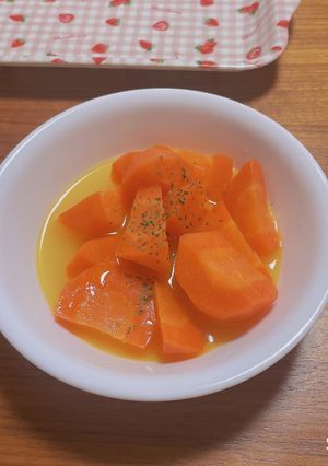 レンジで簡単♡ にんじんのグラッセ-レシピのメイン写真