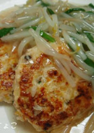 ヘルシー豆腐ハンバーグ中華あんかけ-レシピのメイン写真