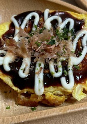 お好み焼き風たまご焼き-レシピのメイン写真