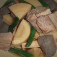 圧力鍋で筍と豚バラ煮