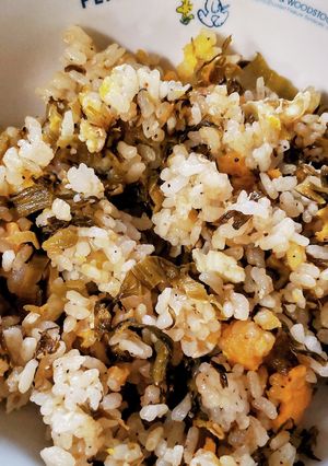 高菜炒飯♪朝からぱぱっとお弁当に♪-レシピのメイン写真