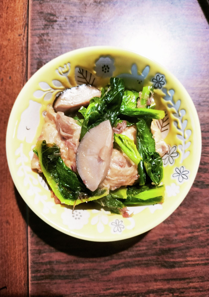 油揚げと冬菜と椎茸の甘辛鰹節煮-レシピのメイン写真