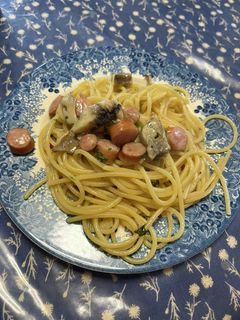 舞茸とウインナーのスパゲッティ-レシピのメイン写真