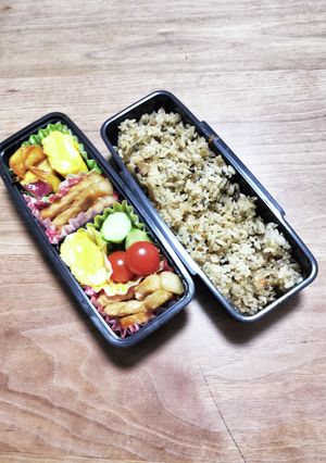 早起き苦手母さんの中学男子弁当　覚書25-レシピのメイン写真