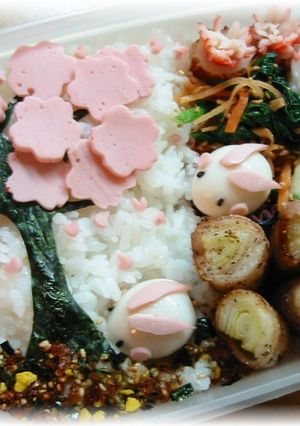 満開　ღ さくらのお弁当 ღ-レシピのメイン写真