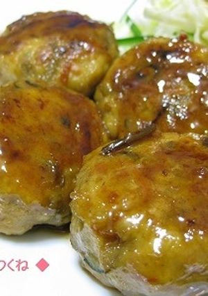 ヘルシー！きんぴらごぼうつくね♪-レシピのメイン写真