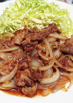 超簡単！玉ねぎたっぷり豚の生姜焼き！！-レシピのメイン写真