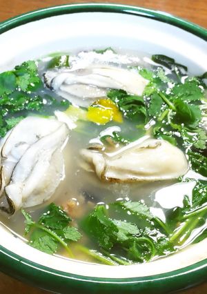 牡蠣雑炊 オートグローツ入り酵素玄米ご飯-レシピのメイン写真