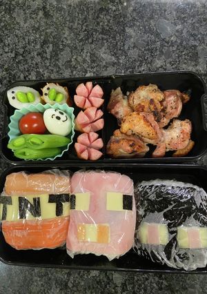 デコ弁当　マイクラ-レシピのメイン写真