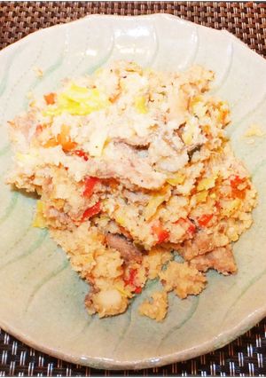 リメイク食☆余ったプルコギでおからの煮物-レシピのメイン写真