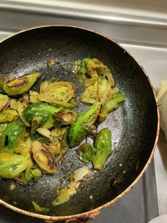 芽キャベツのソテー-レシピのメイン写真