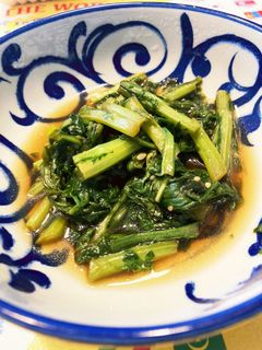 春菊の炒め物-レシピのメイン写真
