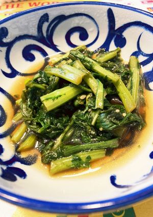 春菊の炒め物-レシピのメイン写真