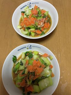 青梗菜人参ツナのオイスター炒め♪-レシピのメイン写真