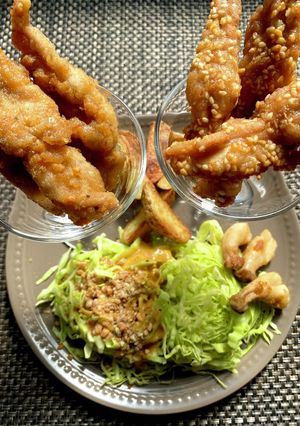 せせりスティック スパイシー&胡麻 -レシピのメイン写真