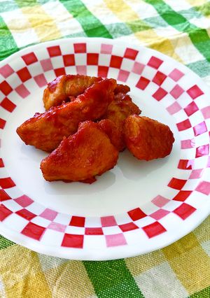 マグロのカレーチャップ-レシピのメイン写真
