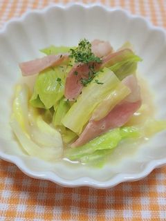 春キャベツとベーコンの洋風煮浸し-レシピのメイン写真
