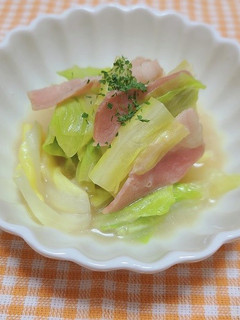 春キャベツとベーコンの洋風煮浸し-レシピのメイン写真