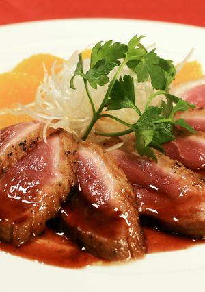 鴨胸肉のソテー・スイートオレンジソース-レシピのメイン写真