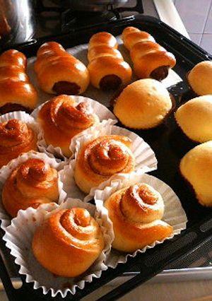 ◎ノンオイル◎手ごねで菓子パン生地-レシピのメイン写真