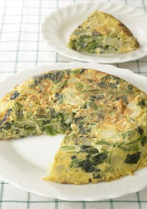 ほうれん草のスパニッシュオムレツ-レシピのメイン写真