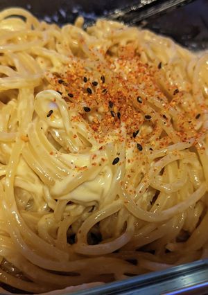 【限界金欠】マ醤のパスタ(マヨと醤油)-レシピのメイン写真