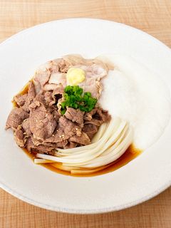 牛肉と豚肉のあいのりぶっかけうどん-レシピのメイン写真