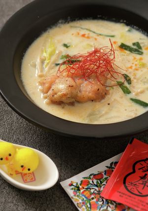 お家で簡単豆乳坦々スープ(手羽元使用)-レシピのメイン写真