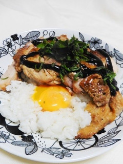 チキンの味噌照り焼き丼-レシピのメイン写真