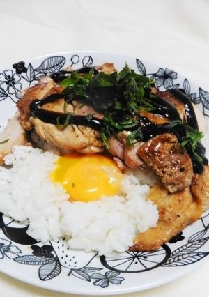 チキンの味噌照り焼き丼-レシピのメイン写真