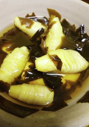 新筍で若竹煮-レシピのメイン写真