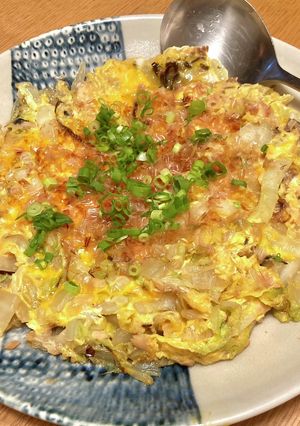 簡単！シャケ缶（サバ缶）と白菜の卵とじ-レシピのメイン写真